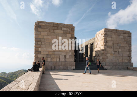 Njegoš Mausoleum, Lovćen Nationalpark, Montenegro Stockfoto