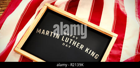 Das zusammengesetzte Bild der glücklichen Martin Luther King Tag Stockfoto