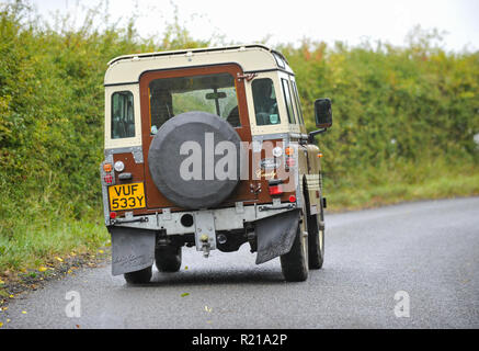 1983 Serie 3 Land Rover 88' County klassische britische 4x4 Auto Stockfoto