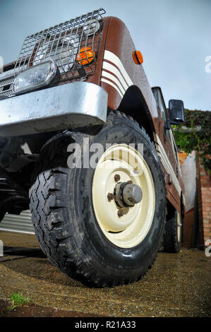 1983 Serie 3 Land Rover 88' County klassische britische 4x4 Auto Stockfoto