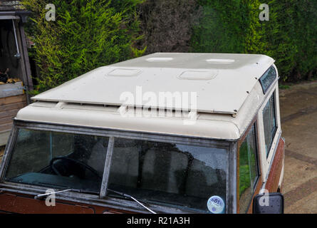 1983 Serie 3 Land Rover 88' County klassische britische 4x4 Auto Stockfoto