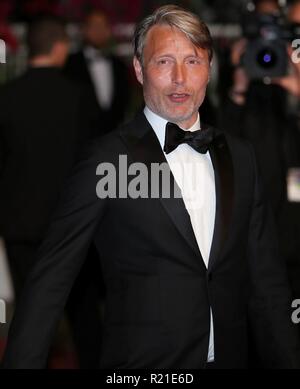 CANNES, Frankreich - 10. MAI 2018: Mads Mikkelsen der Arktis screening während der 71Th Festival de Cannes (Foto: Mickael Chavet) betreut Stockfoto