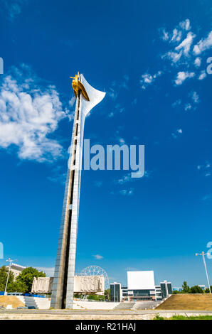 Memorial Stele die Befreier von Rostow-am-Don von den Nazis, Russland Stockfoto