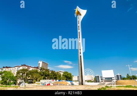 Memorial Stele die Befreier von Rostow-am-Don von den Nazis, Russland Stockfoto