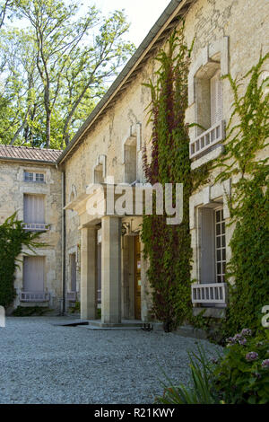 La Boisserie war die Heimat des französischen Präsidenten und General Charles de Gaulle in Vitry-le-François, Haute-Marne, Frankreich. Stockfoto