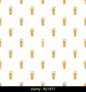 Glas trinken Muster nahtlose im flachen Stil für jedes Design Stock Vektor