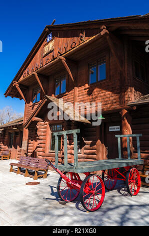 Grand Canyon Railway Depot, Grand Canyon National Park, Arizona USA Stockfoto