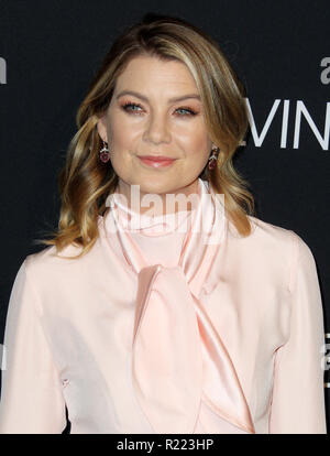 ELLE 25 Jahre Frauen in Hollywood 2018 zu Feiern im Four Seasons Beverly Hills in Los Angeles, Kalifornien statt. Mit: Ellen Pompeo Wo: Los Angeles, Kalifornien, Vereinigte Staaten, wenn: 15 Okt 2018 Credit: Adriana Barraza/WENN.com M. Stockfoto