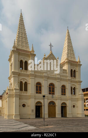 Santa Cruz Cathedral Basilica, Fort Cochin, Kerala, Indien Stockfoto