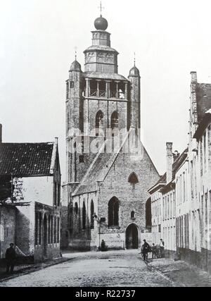 Die Kirche von Jerusalem (Jeruzalemkerk) in Brügge ist eine einzigartige Kapelle 1428 durch reiche Pilger vor kurzem aus Jerusalem zurückgekehrt Stockfoto