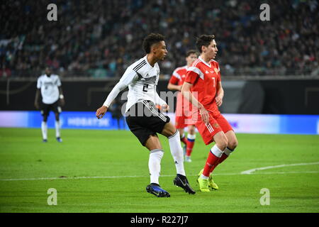 Leipzig, Deutschland. 15 Nov, 2018. GES/Fußball/Freundschaftsspiele: Deutschland - Russland, 15.11.2018 Fußball: Testspiel: Deutschland gegen Russland, Leipzig, 15. November 2018 | Verwendung der weltweiten Kredit: dpa/Alamy leben Nachrichten Stockfoto