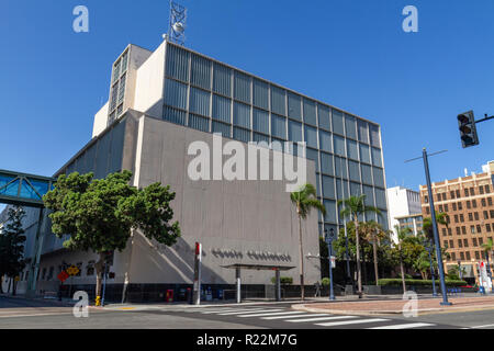 Die San Diego County Courthouse Gebäude in der Innenstadt von San Diego, Kalifornien, USA. Stockfoto