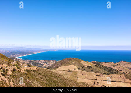 Côte Vermeille, Pyrénées-orientales, Katalonien, Languedoc-Roussillon, Frankreich Stockfoto