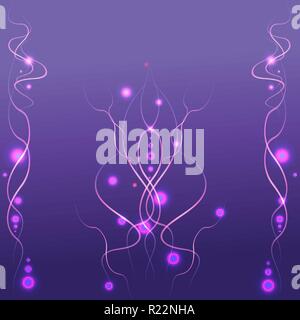 Abstrakte Violett Pink UV-Hintergrund. Stock Vektor