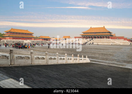 Peking alte königliche Paläste der Verbotenen Stadt in Peking, China. Stockfoto