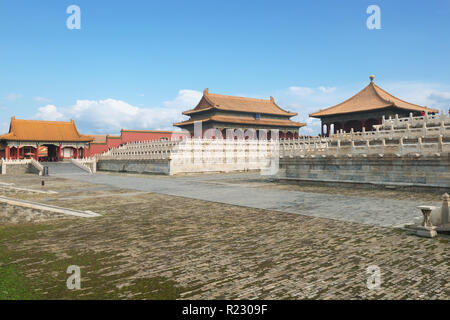 Peking alte königliche Paläste der Verbotenen Stadt in Peking, China. Stockfoto