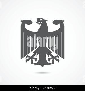 Adler Wappen von Deutschland Stock Vektor