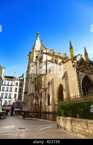 Frankreich, Paris, Oktober 05, 2018: Kirche Saint-Severin Stockfoto