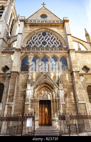 Frankreich, Paris, Oktober 05, 2018: Kirche Saint-Severin Stockfoto