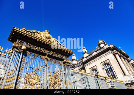 Frankreich, Paris, Ile de la Cité, 5. Oktober 2018: Gateway zum Gericht Stockfoto