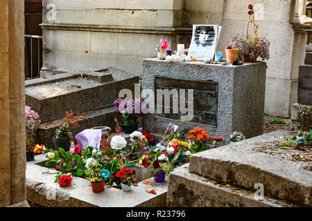Jim Morrison grab Paris Frankreich Stockfoto