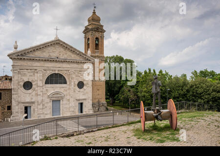 Chiesa della Madonna del Soccorso Römisch-katholischen Co-Kathedrale, Montalcino, Toskana, Italien Stockfoto