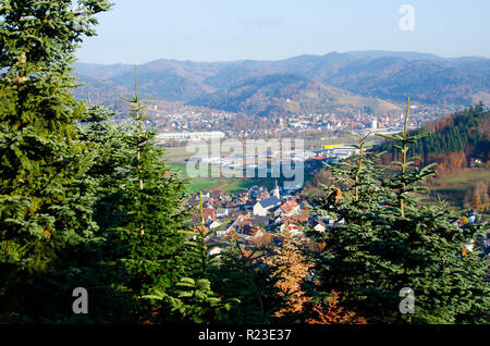 Schönen Herbst im Schwarzwald bei Gengenbach Stockfoto