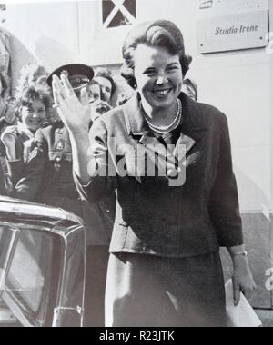 HTH Prinzessin Beatrix (später Queen) der Niederlande. 1963 Stockfoto