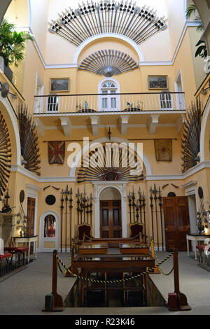 Das zeughaus Halle in Inveraray Castle, Inveraray, Schottland, Großbritannien Stockfoto