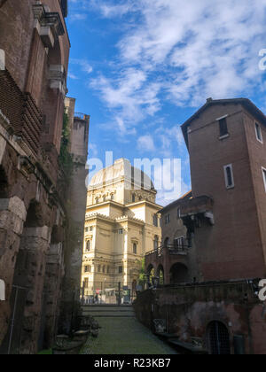 Große Synagoge von Rom (Tempio Maggiore di Roma) - Italien Stockfoto
