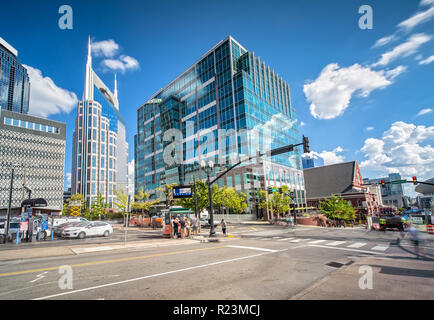 Straße Eindruck in Nashville, TN Stockfoto