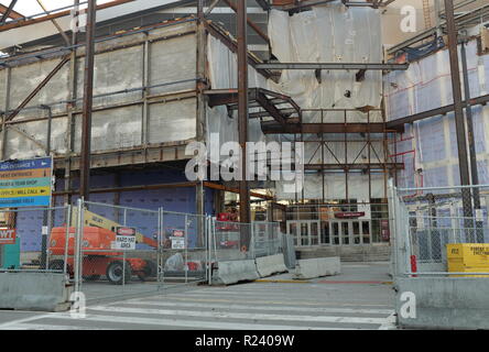 Quicken Loans Arena im Bau in der Innenstadt von Cleveland, Ohio, USA. Stockfoto