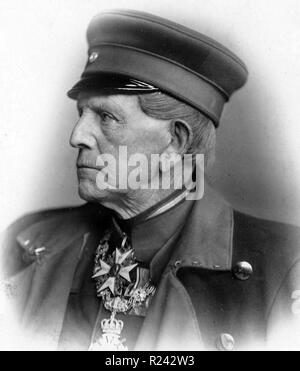 Helmuth Karl Bernhard Graf von Moltke (26. Oktober 1800, Parchim, Mecklenburg-Schwerin - 24. April 1891) war ein deutscher Feldmarschall. Der Stabschef der preußischen Armee für 30 Jahre Stockfoto