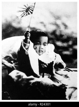 Prinz (später Kaiser) Hirohito von Japan, im Alter von einer im Jahre 1902 Stockfoto