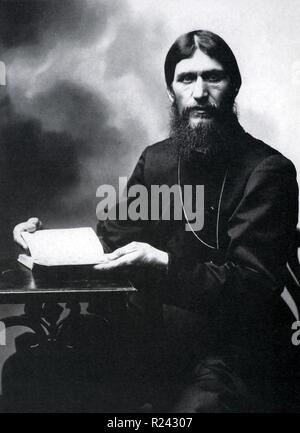 Grigori Rasputin Yefimovich (1869 - 30. Dezember 1916) russischen Bauern, mystische Wunderheiler und private Berater der Romanows. Stockfoto