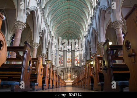 Altar im Augustiner Kloster, des hl. Johannes des Täufers - John's Lane Kirche, Dublin, Irland Stockfoto