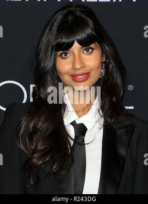 ELLE 25 Jahre Frauen in Hollywood 2018 zu Feiern im Four Seasons Beverly Hills in Los Angeles, Kalifornien statt. Mit: jameela Jamil Wo: Los Angeles, Kalifornien, Vereinigte Staaten, wenn: 15 Okt 2018 Credit: Adriana Barraza/WENN.com M. Stockfoto
