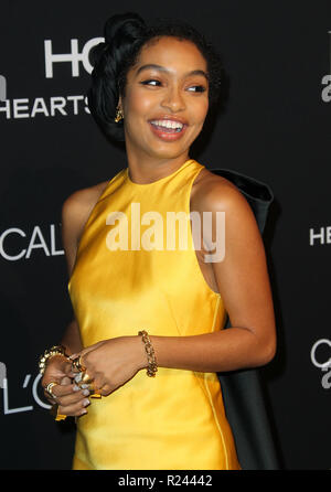 ELLE 25 Jahre Frauen in Hollywood 2018 zu Feiern im Four Seasons Beverly Hills in Los Angeles, Kalifornien statt. Mit: Yara Shahidi Wo: Los Angeles, Kalifornien, Vereinigte Staaten, wenn: 16 Okt 2018 Credit: Adriana Barraza/WENN.com M. Stockfoto