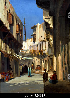 Kairo - Ägypten 1809-1866 Ippolito Caffi aus dem 19. Jahrhundert, Italien, Italienisch, Stockfoto