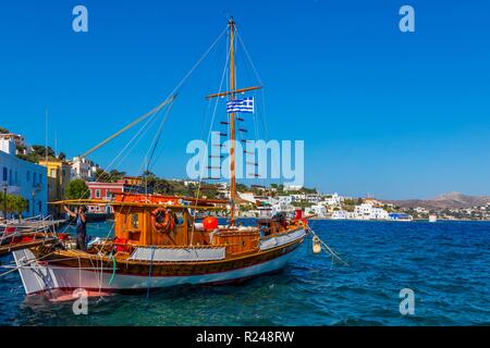 Aghia Marina, Leros, Dodekanes, Griechische Inseln, Griechenland, Europa Stockfoto