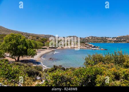 Blefoutis Strand, Leros, Dodekanes, Griechische Inseln, Griechenland, Europa Stockfoto