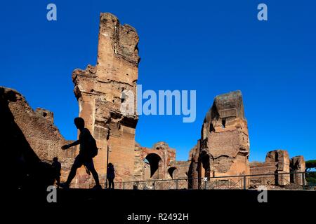 Terme di Caracalla, Rom, Latium, Italien, Europa Stockfoto