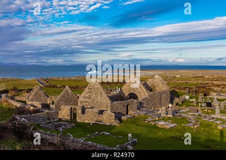 Sieben Kirchen, Inish Mehr, Aran Islands, Irland, Europa Stockfoto