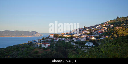 Glossa, Skopelos, Sporaden Inseln, Griechische Inseln, Griechenland, Europa Stockfoto