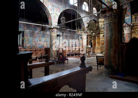 Leimonos Kloster, Insel Lesvos, griechische Inseln, Griechenland, Europa Stockfoto