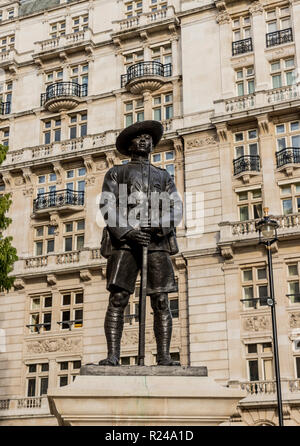 Die gurkha Memorial (Gedenkstätte für die Brigade der Gurkhas), Westminster, London, England, Vereinigtes Königreich, Europa Stockfoto