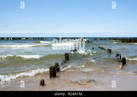 Ostsee in Polen Stockfoto