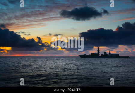 HMS Westminster eine Seaceptor modifizierte Typ 23 Fregatte Stockfoto