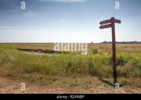 Landschaft Bilder aus einen Spaziergang rund um die Insel von Osten mersea, Essex, England gebracht Stockfoto