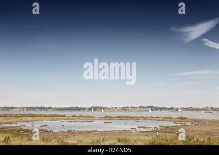Landschaft Bilder aus einen Spaziergang rund um die Insel von Osten mersea, Essex, England gebracht Stockfoto